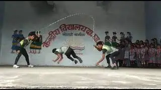 Rope Skipping demo on Stage@KVBokaroThermal