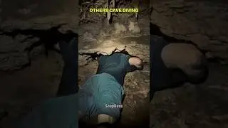 Others Cave Diving Vs Last One ☠️ #shorts #cave #diving