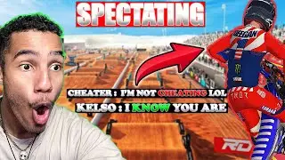 He Tried to HIDE His Cheats… Until I Spectated Him! 🚨 | MX Bikes