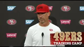 Kyle Shanahan Provides Injury Updates on Burford, Thomas and More #49ersCamp