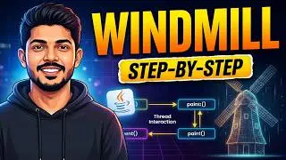 Java Applet Animation: Windmill Using Thread (Step-by-Step) | Pritesh Patel | in Hindi