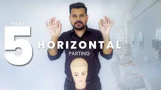 Horizontal Parting | Parting and Sectioning Hair | Part 5