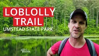 Hiking the Loblolly Trail in Umstead State Park (looped difference)