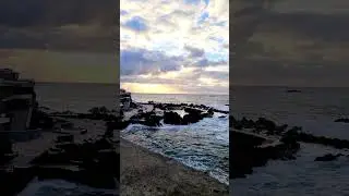 Sunset over the Piscinas Naturais #PortoMoniz #madeira #portugal #portugaltourism #travel
