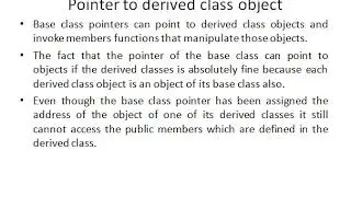 Pointer to derived class object in C++ explanation (part 1)