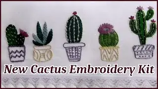 New Cactus Embroidery Kit From Spotlight Australia