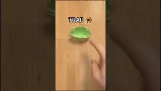 ORIGAMI TRAP PAPER |  VENUS FLY TRAP PLANT TUTORIAL ORIGAMI CRAFT ANTI STRESS TOY INCLART