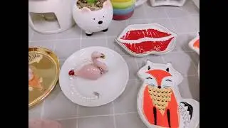 ceramic ring holder trinket dish ring plate