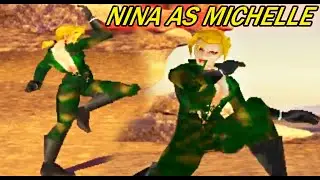 [TAS] Nina With Michelle's Moves Gameplay - Tekken 2 (Arcade Version)  (Requested)
