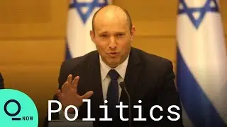 New Israeli PM Naftali Bennett Meets Staff at New Office in Jerusalem