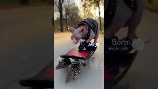Metal Cat Skates on Rat Wheels | Surreal Chaos Short
