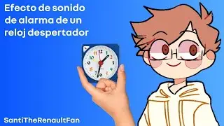 Efecto de sonido de alarma de un reloj despertador