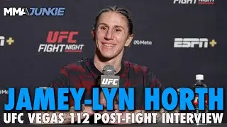 Jamey-Lyn Horth proud of striking after fastest career finish | UFC Vegas 112