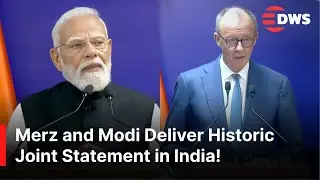 FULL PRESSERS: German Chancellor Merz & PM Modi Make Joint Statement After Gandhinagar Tlaks | AC1Z