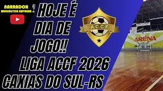 ATLÉTICO-CXS x ANZOATEGUI | Transmissão ao vivo | Liga ACCF | Aqui o futsal é raiz | 18/01/2026