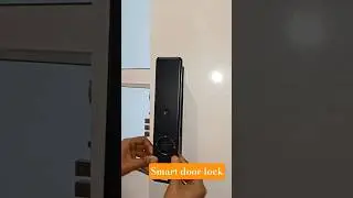 5-In-1 Gete Lock 🔐 Fingerprint, Password, Key &Bell Access! #smart #lock #installation #full #video