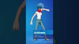 LAID BACK SHUFFLE - BULMA SKIN Showcase with All Fortnite Dances & Emotes! (Fortnite x Dragon Ball)