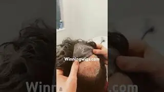 How to better use men&lsquo;s toupee? #toupee #toupees #hairloss #hairpiece #hairtopper #barber #
