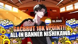 GACHA BRUTAL!! 18 Ribu VPOINT All in Demi Nishikawa Black | The Spike VolleyBall Cross