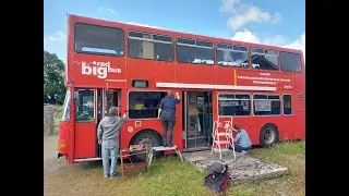 The Big Red Bus gets a new paint job!