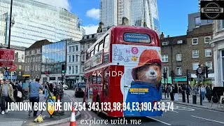🚌✨ Ultimate London Bus Adventure: From Whitechapel to Putney Bridge! 🌇🚏