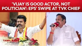'Vijay Is Good Actor, Not Politician': EPS' Swipe At TVK Chief