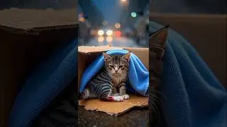 A Lonely Street Cat Finally Gets Adopted 😭❤️ This Ending Will Melt Your Heart #shorts