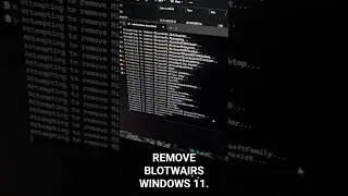 Make your Windows much faster 🚄.Remove blotware. #fastpc #windows #pctech #cmdcommands
