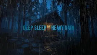 Insomnia Cure: Heavy Rainfall in a Quiet Wooden House