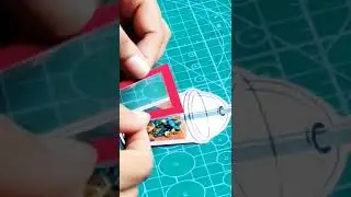 how to make bubble tea shaker #shakercard #scrapbooking  #artandcrafts #youtubeshorts #giftideas
