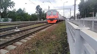ЭД4М-0381 (ТЧ-20 Окт, РЖД) сообщением Выборг-Финляндский вокзал