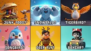Funny Compound Words Quiz &ndash; Junk Food, Snowball, Songbird & More ! | Literal vs Reality [Part 35]
