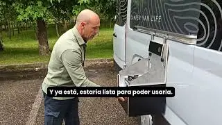 Como usar el kit camper de cocina exterior en la Maxus C&iacute;clope Camper