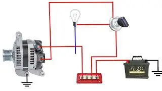How to Connection 3 pin alternator | 3 pin alternator wiring diagram