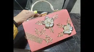 Exclusive partywear clutch | Bridal clutch | Handbag | Wedding accessories