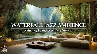 Forest View Living Room Jazz | Tranquil Jazz Music & Nature Therapy for Focus & Study