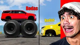 Reagindo a Rodas Grandes vs Rodas Pequenas &ndash; BeamNG.drive