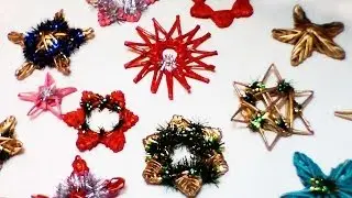 Handmade decoration for a Christmas tree.  Part 3.