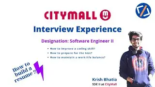 CityMall Interview Experience 2022 || SDE II Interview Experience - Hindi || Detail with Tips!!