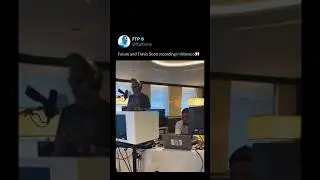 Travis Scott and Future recording in a Studio on a Yacht 😳