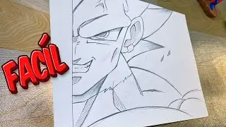 COMO DIBUJAR A VEGETA ULTRA EGO Paso a Paso con LAPIZ ✍ Facil