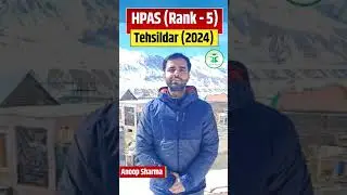 HPAS 2024, Rank 5 | Selected as Tehsildar - Anoop Sharma's Journey, Civilstap Himachal Success Story