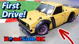 First Drive!!  Team Associated Datsun 620 Apex2 Sport