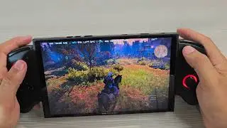 Onexplayer X1 mini 8840u Witcher 3 on High settings100 plus fps.