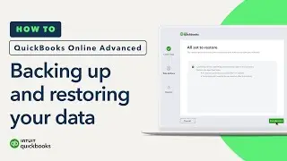 How to back up and restore your data | QuickBooks Online Advanced