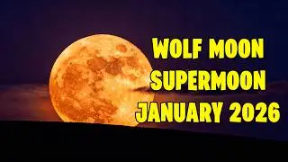 When Is the Full Moon? | Wolf Moon Supermoon January 2026 Explained