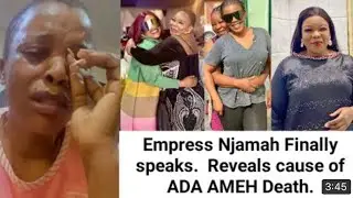 Ada Ameh Burial -Empress Njamah Bids Ada Ameh Goodbye 😭 Heartbreaking