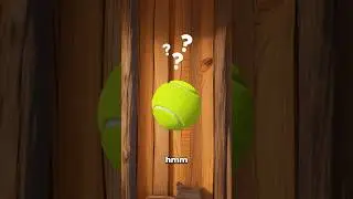 Why Tennis Balls Aren't Smooth 🤨 #shorts