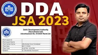 DDA JSA exam Previous Year Question Paper - DDA JSA Previous Year Question Paper In English