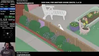 [Former WR] Untitled Goose Game Speedrun - All Hidden Tasks - 19:48